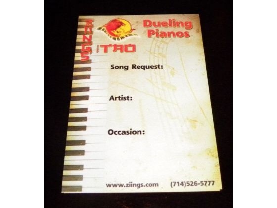 Ziing S Dueling Pianos Nightclub In Fullerton Ca 92832 Citysearch