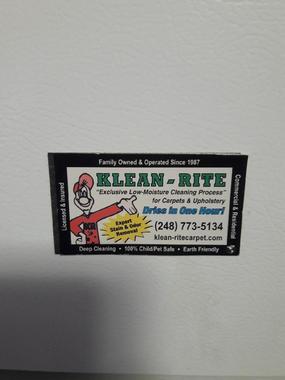 Klean Rite Carpet Upholstery Cleaning In Livonia Mi 48154 Klean Rite Carpet Upholstery Cleaning